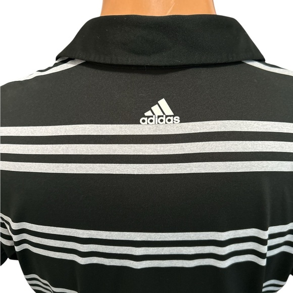 ADIDAS MEN'S GOLF PERFORMANCE STRIPED POLO SHIRT LARGE SOFT
MOISTURE WICKING EUC - Picture 4 of 9